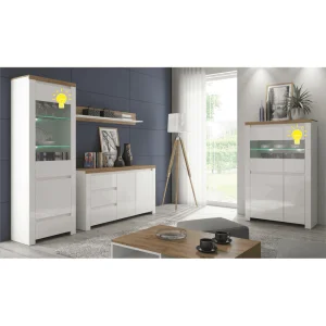 Iluminat cu LED, 2 puncte, alb, LINDY/VILGO
