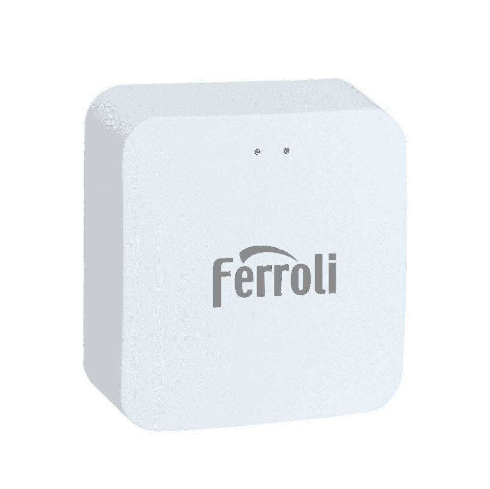 Kit controler gateway si 2 capete termostat smart pentru calorifer Ferroli, Wi-Fi, control de la distanta, siguranta pentru copii, detectare fereastra deschisa, afisaj digital, programabil, alb 3