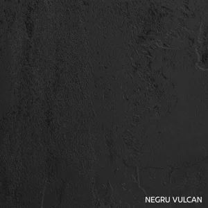 Blat de lucru, grosime 3,8 cm, negru vulcan