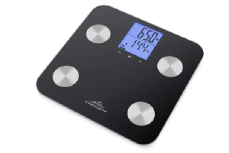 Cantar corporal ETA Tracey 3779 9000, 180 kg, analiza corporala 5 parametri, control tactil, negru