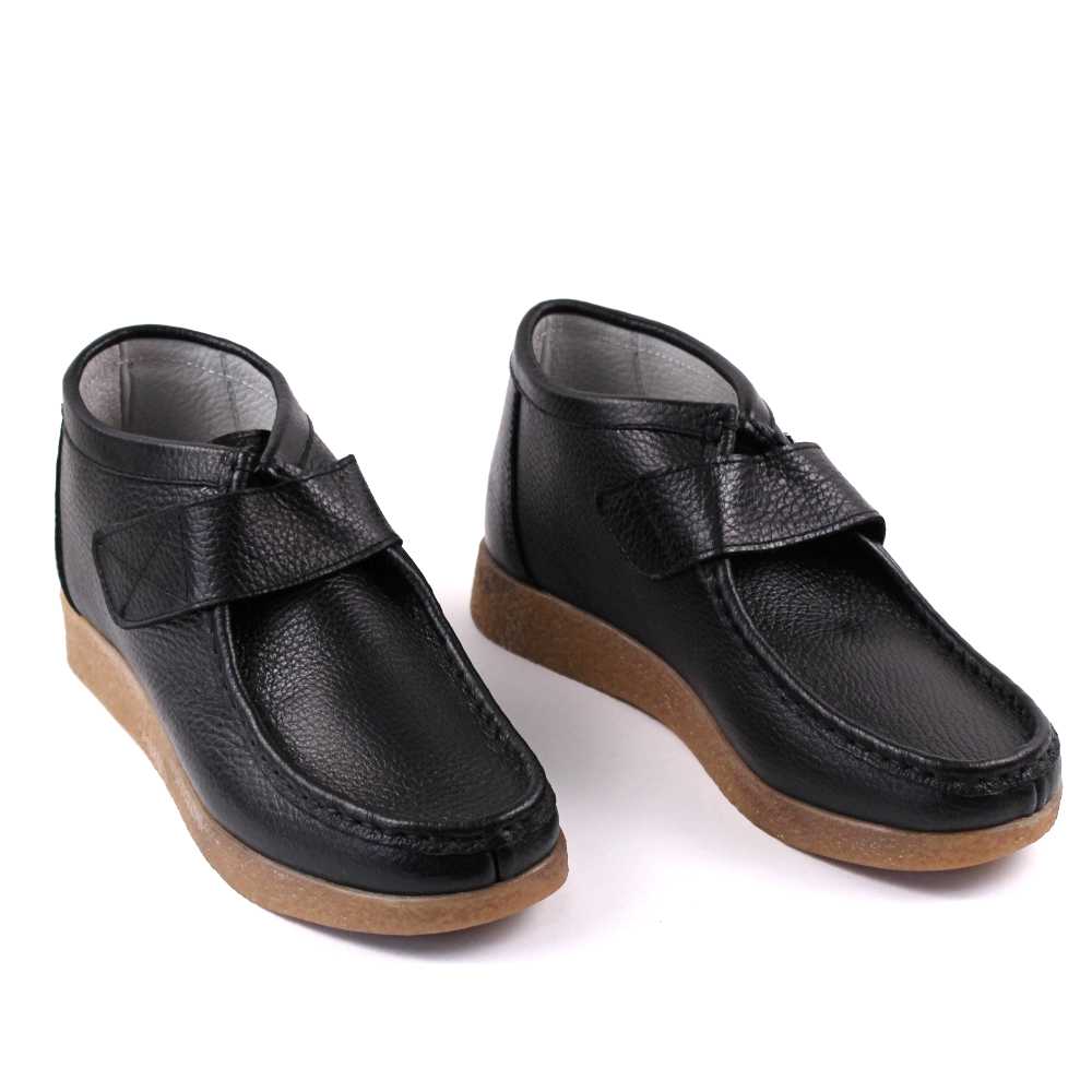 Ghete de dama, din piele naturala​ usoare si comode 230-BLACK 2