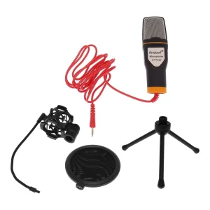 Microfon profesional cu trepied si filtru K222