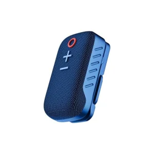 Boxa portabila Akai ABTSW-S10, compacta, Hands Free, IPX5, Albastra