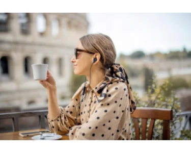 Casti JVC HA-FR29UC-A-U, Cu fir, In-Ear, Microfon, USB-C, Functie Mod Sunet, Husa, albastru - RESIGILAT