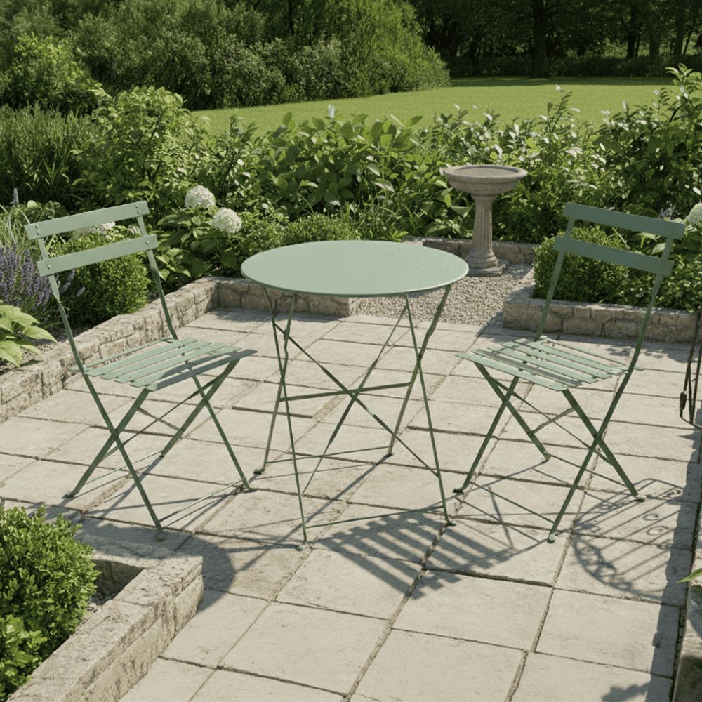Set gradina 1+2, verde, otel, OBAX NEW 7