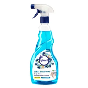 Dezinfectant suprafete Igienol, Curat & Parfumat, lichid, antibacterian, uscare rapida, 750ml, santal si iris