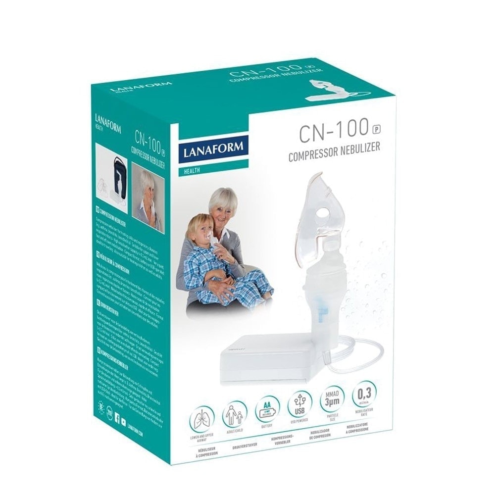 Aparat de aerosoli cu compresor portabil CN100P Lanaform 5