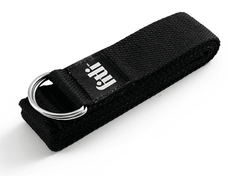 Curea de Yoga pentru exercitii de intensitate puternica, 300 cm, Negru 12