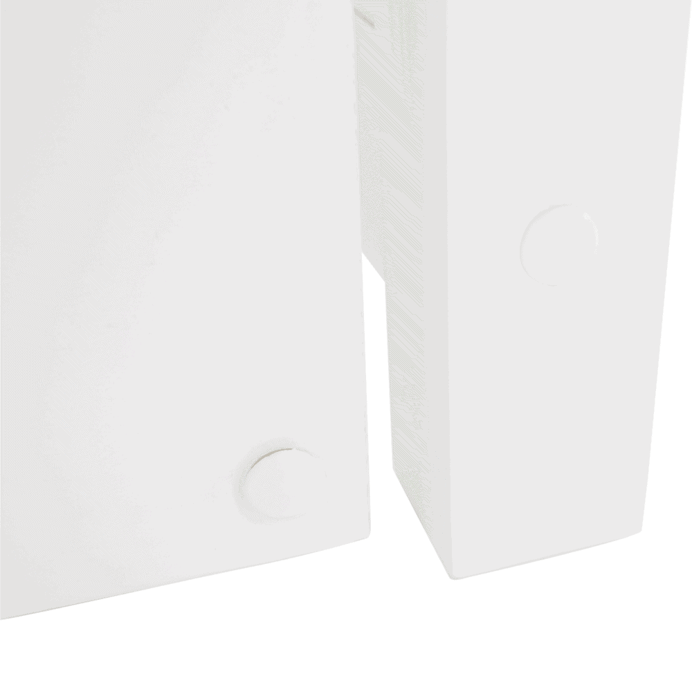 Pat cu pat suplimentar, lemn de pin, alb, 90x200, GLAMIS 16