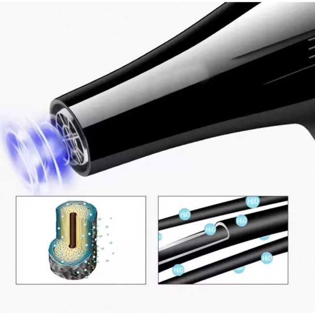 Uscator de par F660, 2 trepte, 2100 W (roz) 12