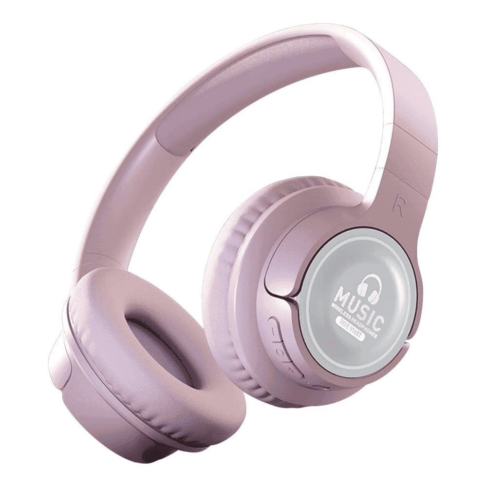 Casti wireless B455, Bluetooth, LED RGB, cablu USB, slot SD 11