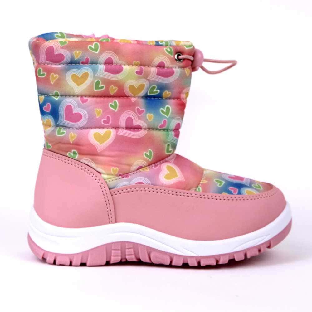 Cizme de copii, imblanite, cu modele geometrice 528-3-PINK 7