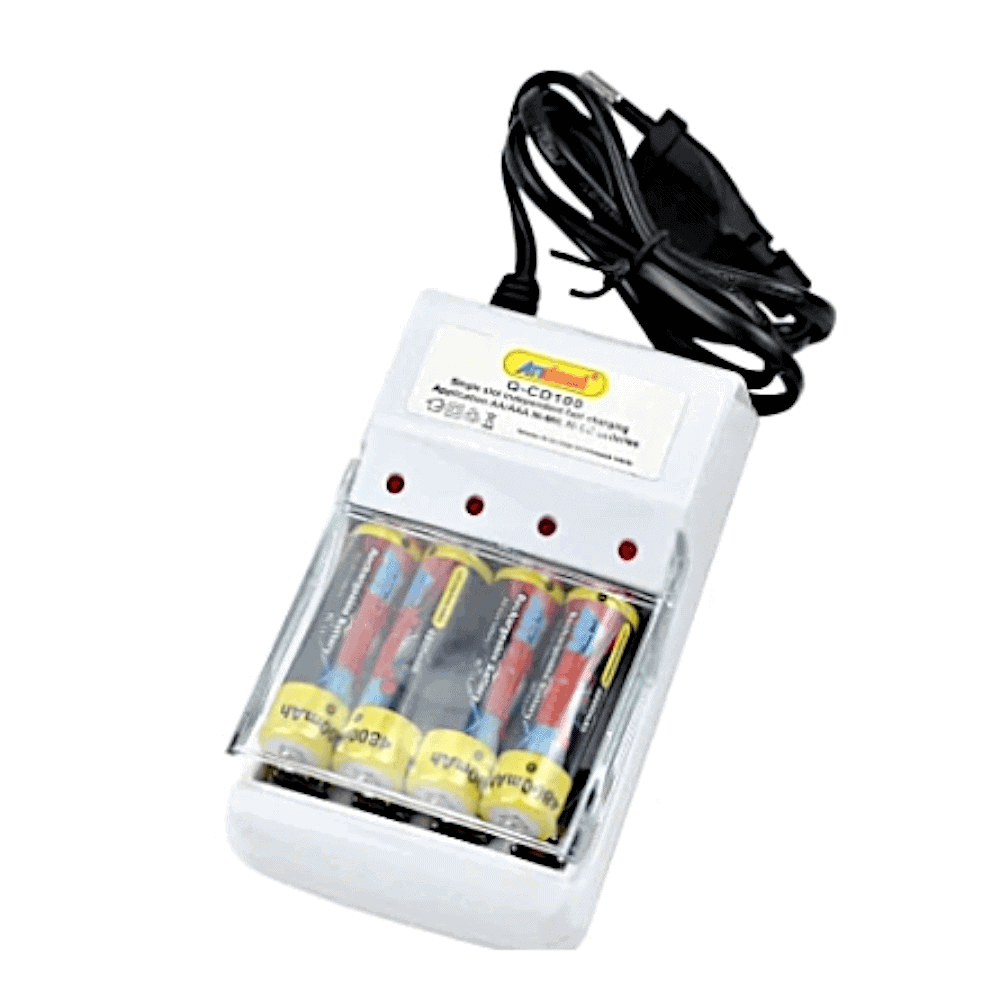 Incarcator pentru baterii tip AA/AAA, 4 sloturi, LED, 220/1.2V 11