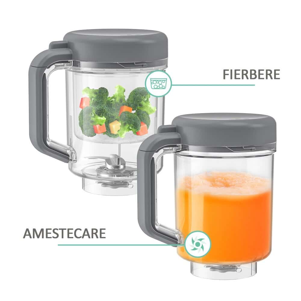 Aparat de gatit cu aburi si functie de blender 2 in 1 Mamimo BFP8001 18