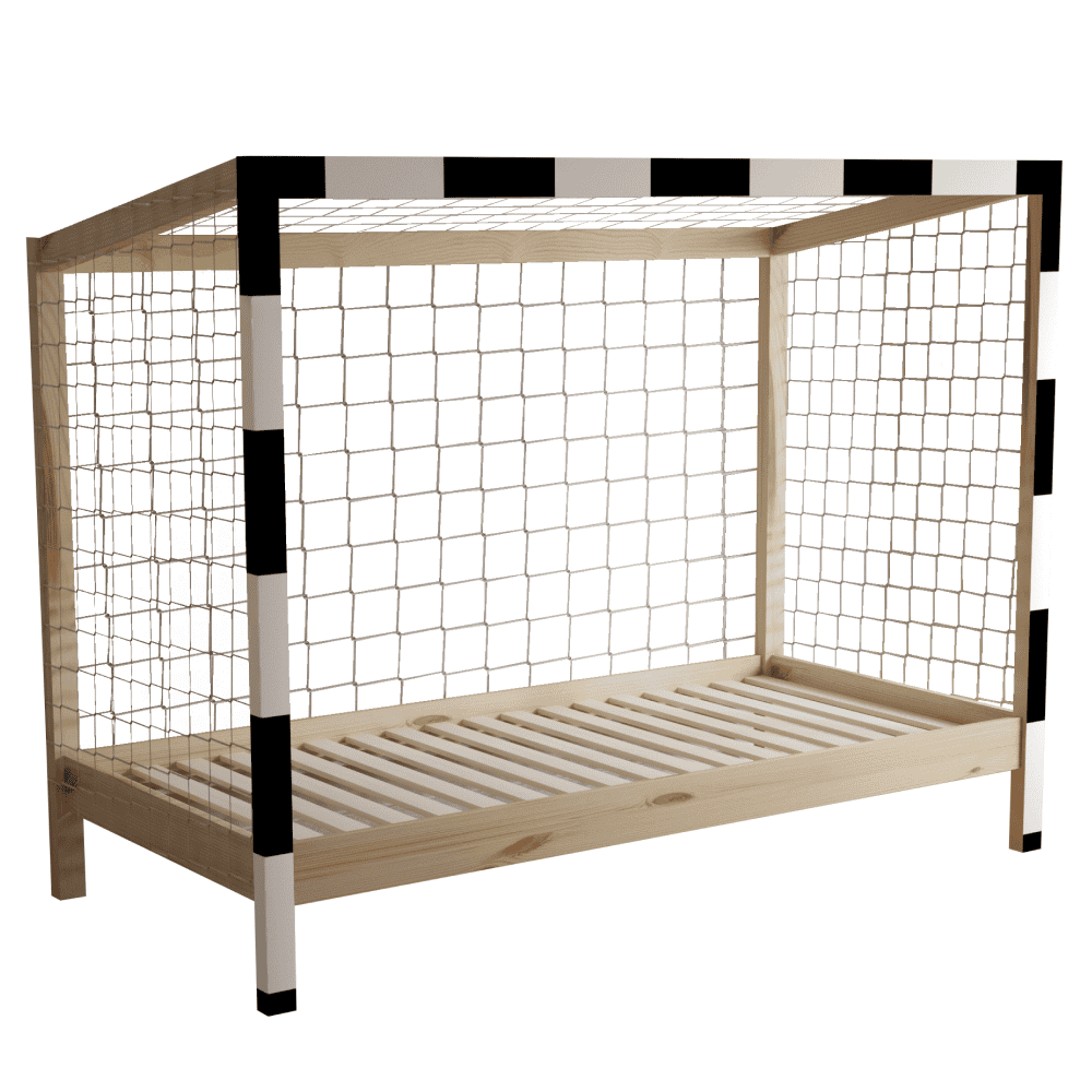 Pat Montessori, natural/alb/negru, 90x200, FUTAL 10