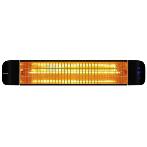 Incalzitor radiant cu carbon, material aluminiu/otel inoxidabil /tub sticla, senzor de miscare, display LED, protectie supraincalzire, dimensiuni 970 x 160 x 80 mm