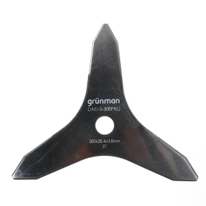 ​Disc motocoasa pentru tuns iarba, confectionat din otel, cu 3 lame, diametrul 30.5 cm, grosimea de 3 mm
