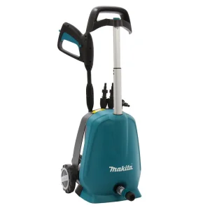 ​Aparat de spalat cu presiune, cu puterea de 1300 W,  presiune de lucru 100 bari, debit 360 l/ora, locas pentru rezervorul de detergent, sistem Total Stop