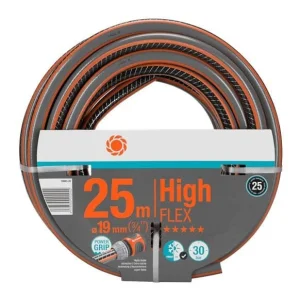 ​Furtun de gradina, realizat din PVC cu insertie textila, diametrul de 19 mm, lungimea de 25 m, 30 bar, rezistent la UV