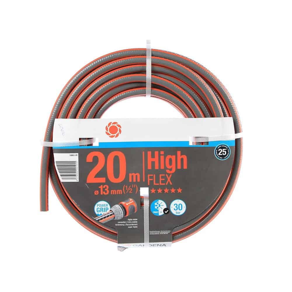 Furtun de gradina, realizat din PVC cu insertie textila, diametrul de 13 mm, lungimea de 20 m