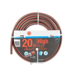 ​Furtun de gradina, realizat din PVC cu insertie textila, diametrul de 13 mm, lungimea de 20 m