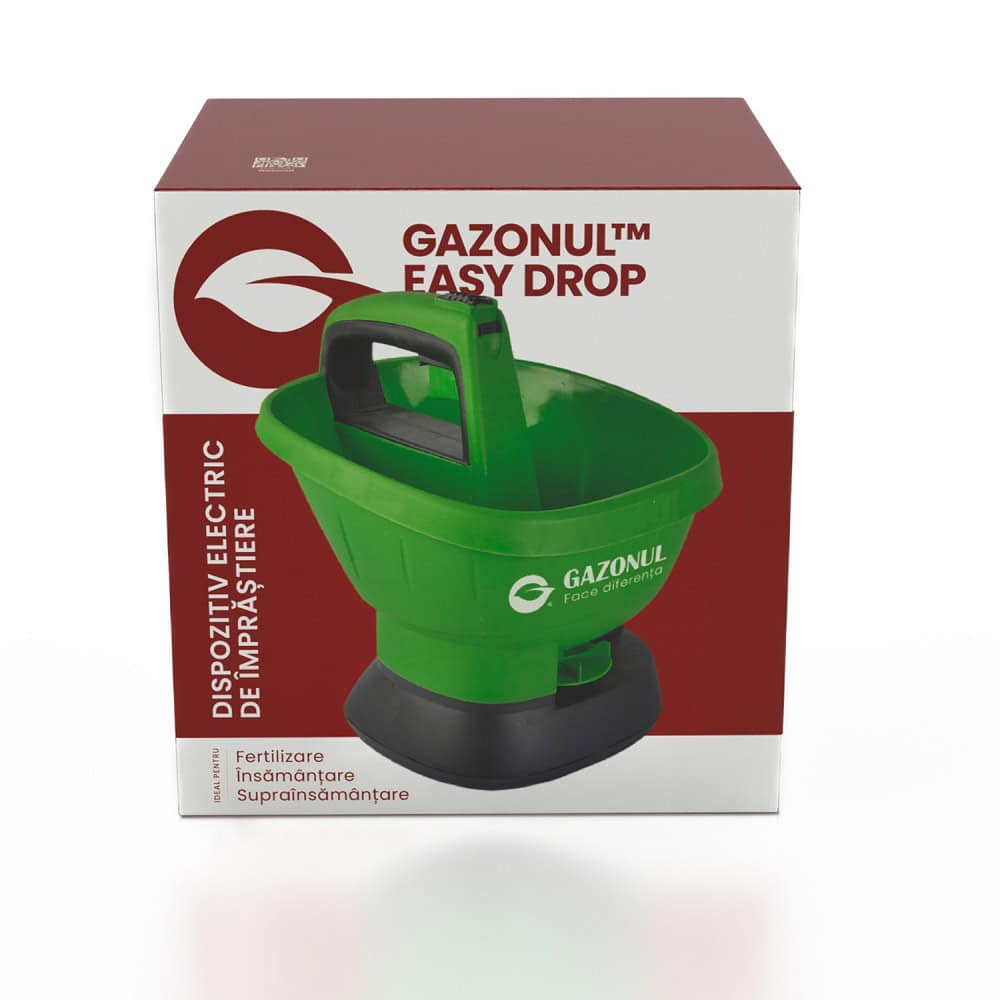 ​Dispozitiv imprastiere seminte si fertilizant, electric, capacitate de 2,7 L, buton oprire/pornire, 5 trepte, verde 6