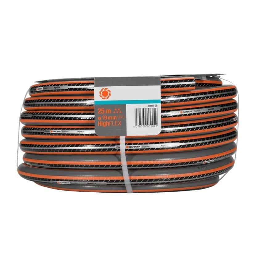 ​Furtun de gradina, realizat din PVC cu insertie textila, diametrul de 19 mm, lungimea de 25 m, 30 bar, rezistent la UV 3