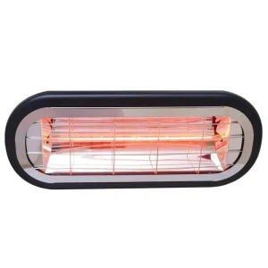 Incalzitor terasa electric, realizat din aluminiu si inox, cu halogen, tehnologie infrarosu, 2000 W,  IP65, 460 x 190 x 75 mm