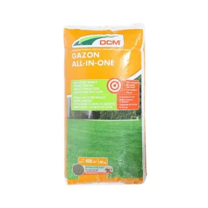 Ingrasamant gazon DCM, NPK 10-3-18, organic, granulat, 20 kg, suprafata de acoperire 400 mp, gazon dens