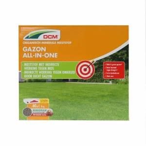 Ingrasamant gazon DCM, NPK 10-3-18, granulat, 3 kg, 60 mp, asigura un gazon dens