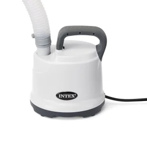 ​Pompa pentru evacuare apa din piscina Intex, realizata din PVC, pompeaza pana la 3595 litri / h, 220 - 240 V, alb
