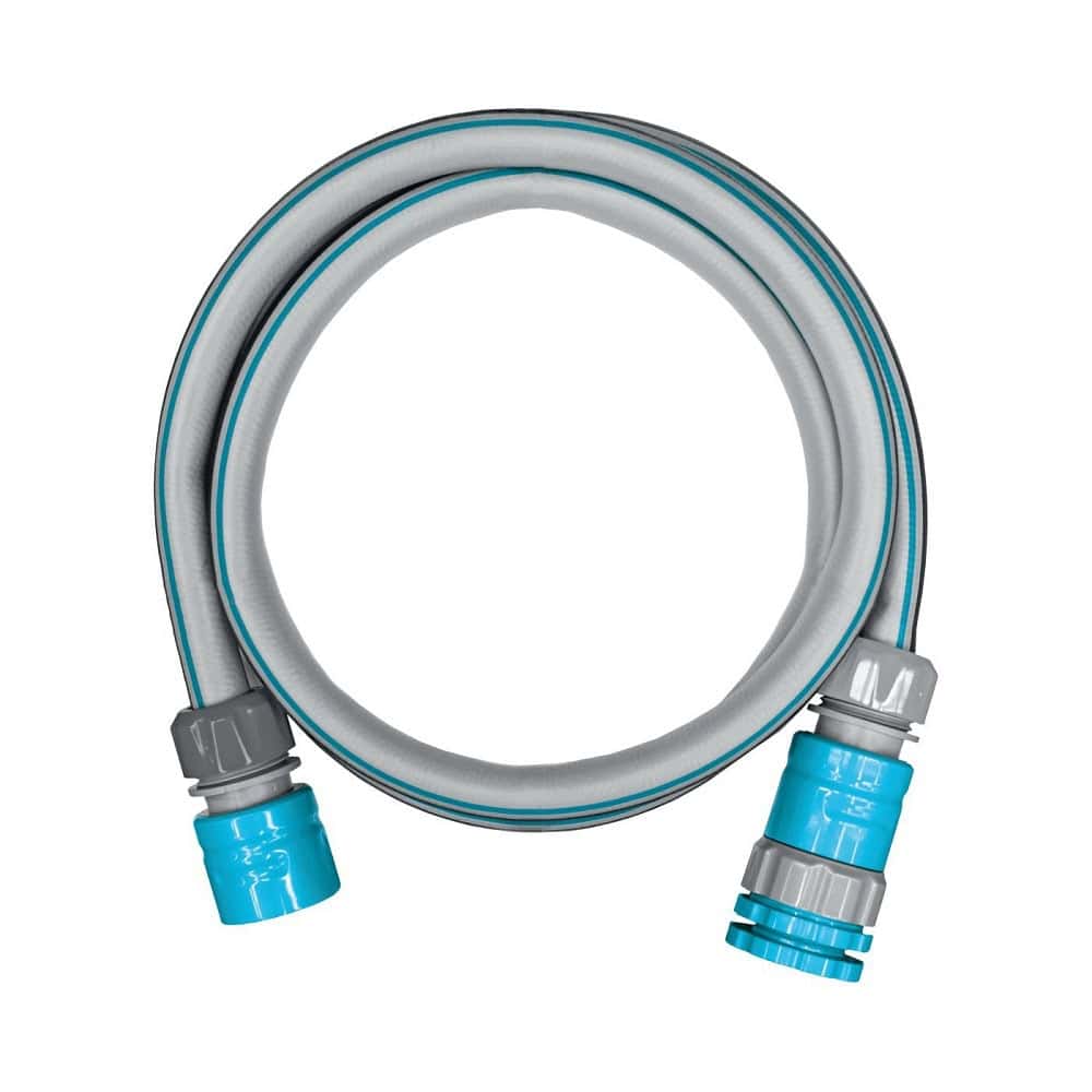 Set carucior si furtun gradina Cell Fast, furtun cu trei straturi, 20m, 12.5 mm, durabil si flexibi, un set de conexiune, un set cu duza reglabila 7