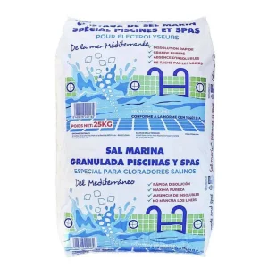 ​Sare de mare pentru piscine cu electroliza, apa mai sanatoasa, granulat, 25 kg