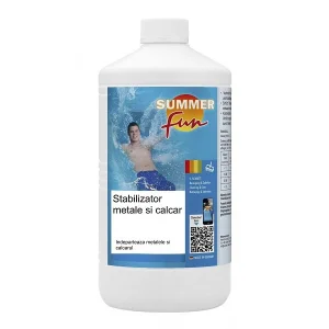 Stabilizator metale si calcar Summer Fun, pentru apa piscina, eliminarea calcarului si metalelor din apa