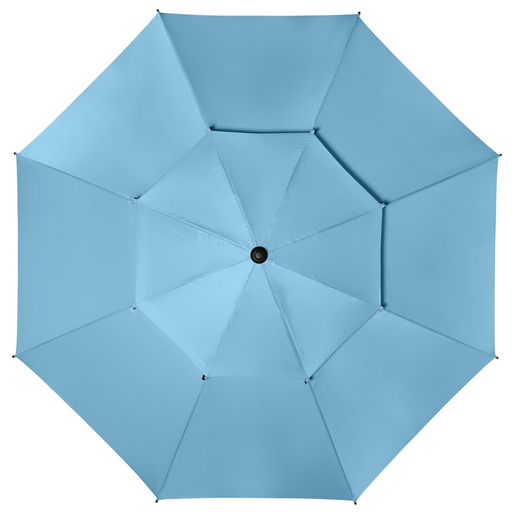 Umbrela pentru soare DacEnergy©, realizat din poliester, structura metalica, rezistenta la umezeala si la razele UV,  forma rotunda, 200 x 207 cm, culoare albastra 3