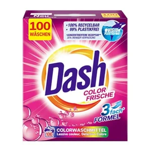 ​Detergent de rufe automat Dash Color Fresh, 6 kg, rufe stralucitoare, 100 spalari