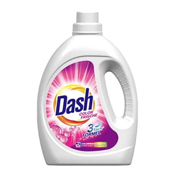 Detergent de rufe lichid Dash Color Fresh, 2.2 l, elimina petele si murdaria, 40 spalari