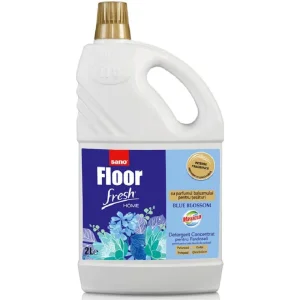 Detergent pentru pardoseli Sano Floor Fresh Home Blue Blossom, efect de parfumare intensa, 2l