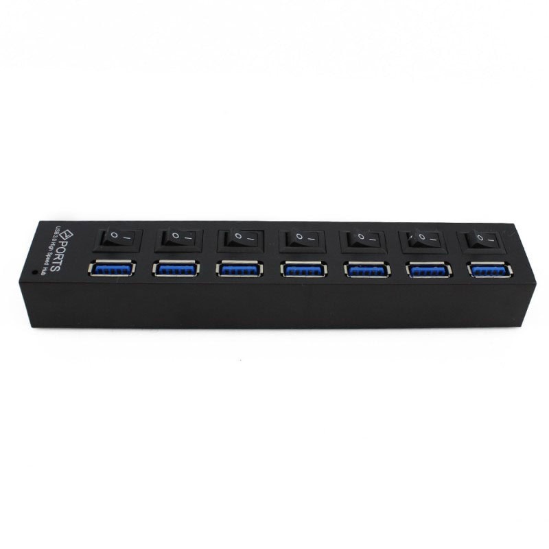 Hub 7 porturi USB 2.0, LED control 4