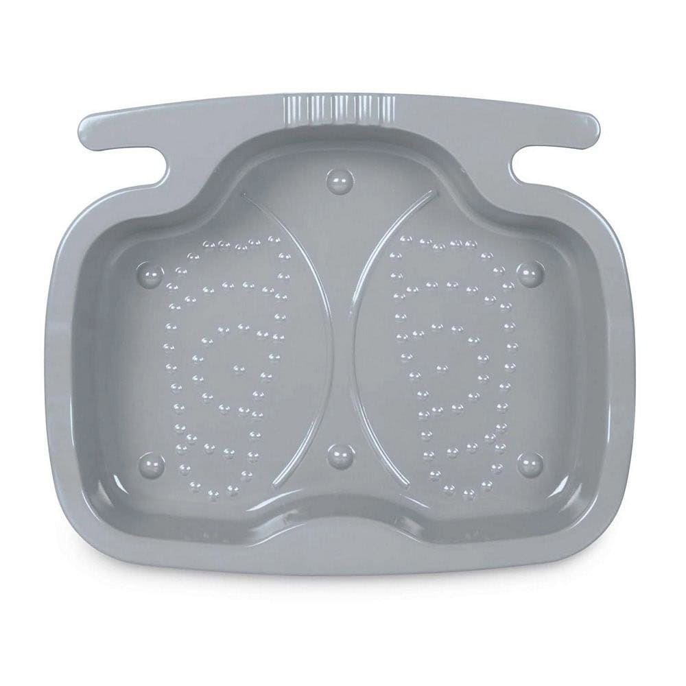 Curatator de picioare pentru piscina Intex, se conecteaza la scarile Intex, antiderapant, 56 x 49 x 9 cm, gri