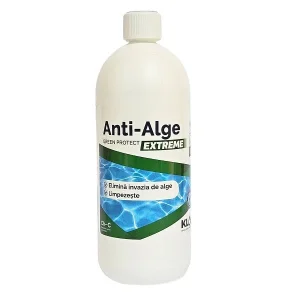 ​Solutie Anti-Alge Green Protect Extreme Kloer, tratament soc impotriva algelor, formula ultra-concentrata, actiune rapida, lichid, 1 L