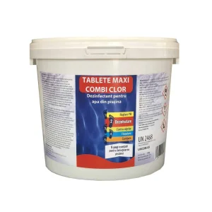 ​Clor maxi Combi tablete, pentru apa piscina, 5 kg