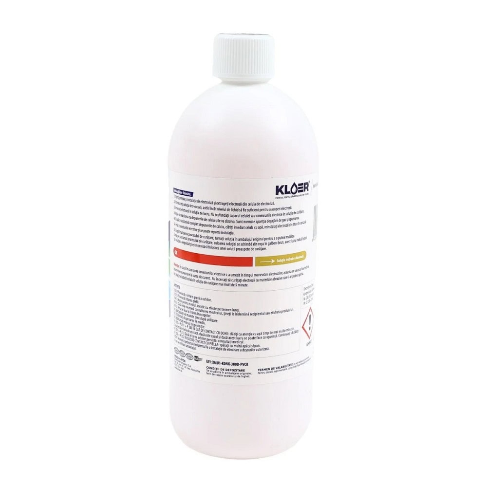 ​Solutie curatare electrolizi titan Kloer, ajuta la prelungirea duratei de functionare a sistemului de electroliza, lichid, 1000 ml 2