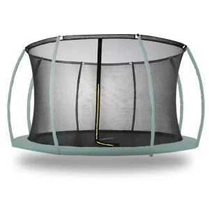 ​Plasa interioara pentru trambulina, cu fermoar, fabricata din polietilena, potrivit pentru trambuline cu diametru de 427 - 435 cm, 8 stalpi