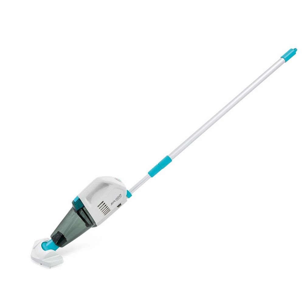 ​Aspirator fara fir pentru curatarea spa-urilor si piscinelor de gradina Intex, tija telescopica, cablu USB inclus, 2 capete de periuta inlocuibile, 4V Ni-MH, 45 litri/ora, 0,8 L 8