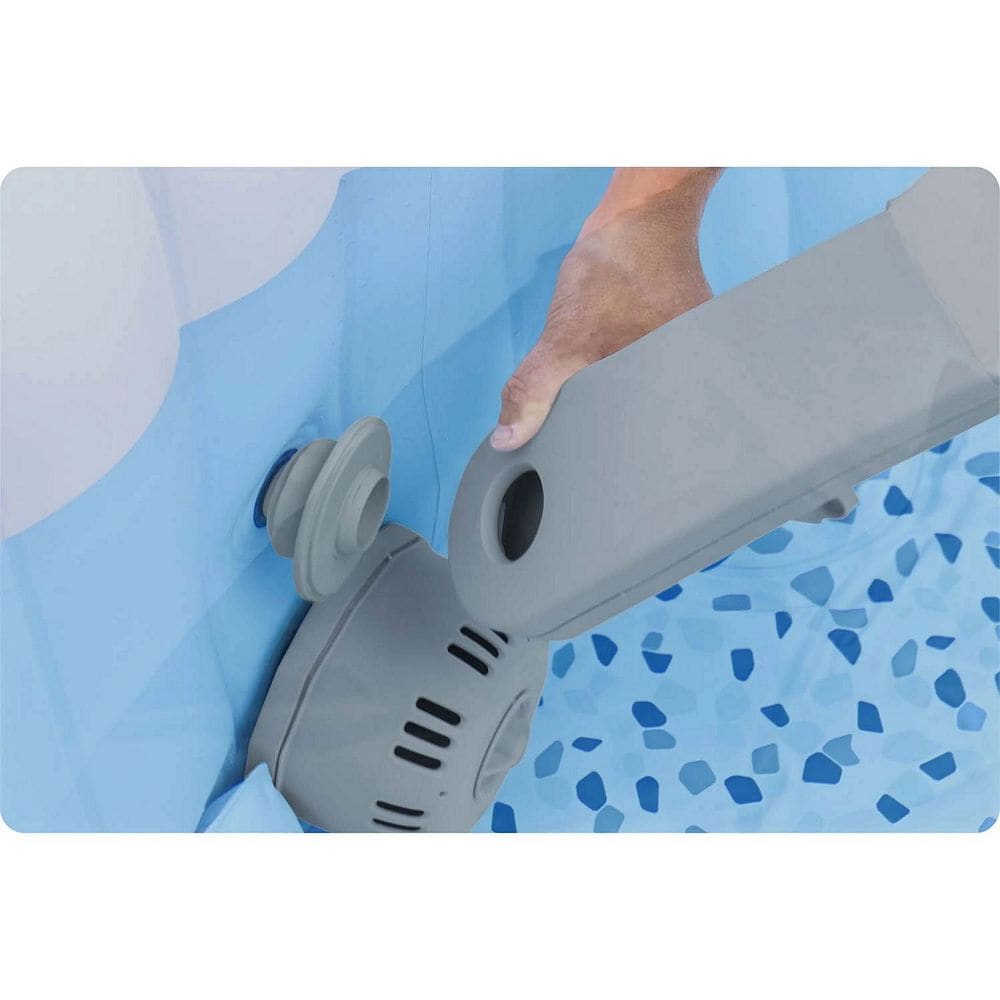 ​Fantana cu lampa LED pentru SPA Bestway, 7 culori ale luminii, rezistent la apa IP67, functia de oprire automata dupa 2 ore 7
