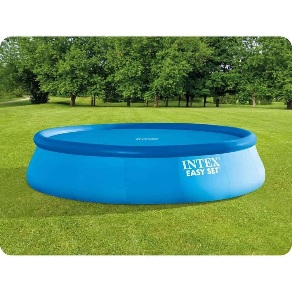 ​Prelata solara pentru piscina Intex, grosimea 150g/m², ajuta la incalzirea si mentinerea temperaturii apei, 457 cm, albastru 4