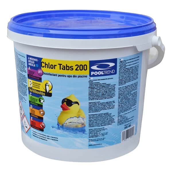 ​Clor maxi tablete, pentru piscina, tratarea apei biocid, dezinfectant, 5 kg