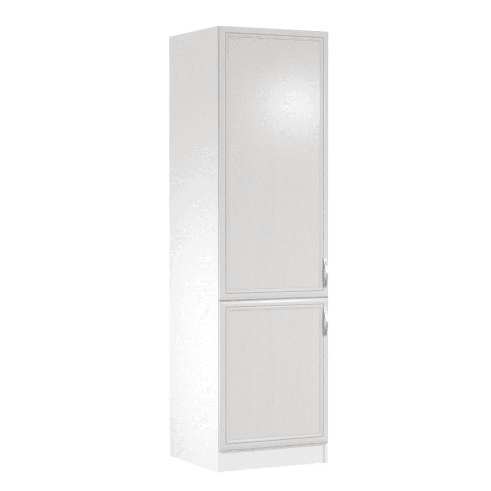 Dulap pentru frigider incorporat D60ZL, model stanga, alb/pin Andersen, SICILIA