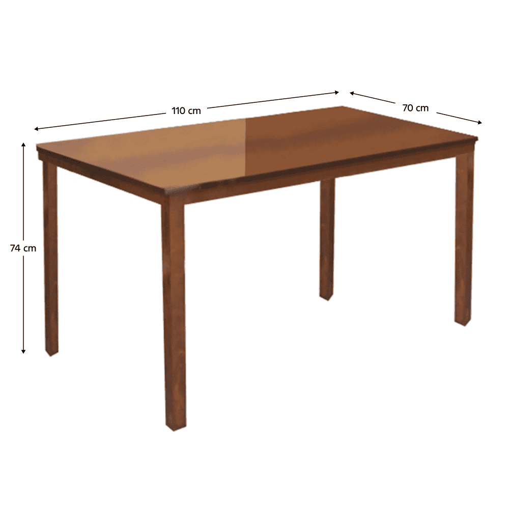 Masa dining, finisaj nuc, 110x70 cm, ASTRO NEW 3